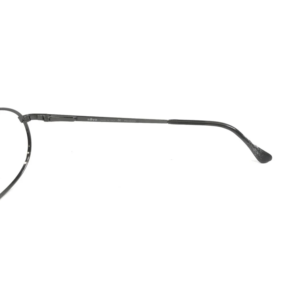 REVO Eyeglasses Frames RE3004 080/63 Gunmetal Oval Wire Rim 58-17-130